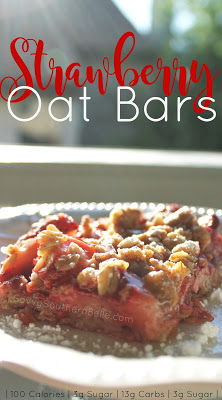 Strawberry Oatmeal Bars