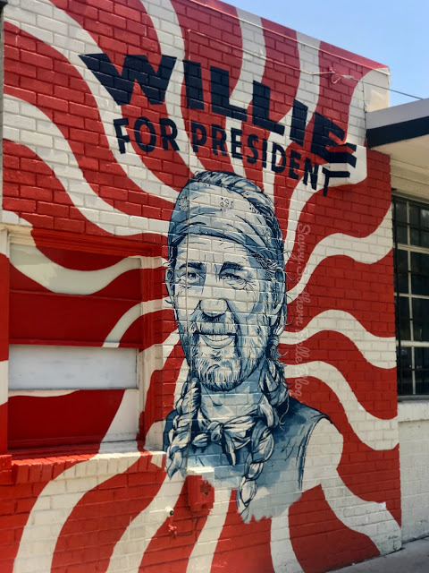 Willie Nelson Mural Austin