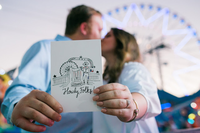State fair of texas engagement photos