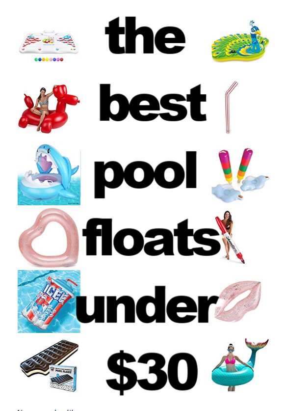pool floatie