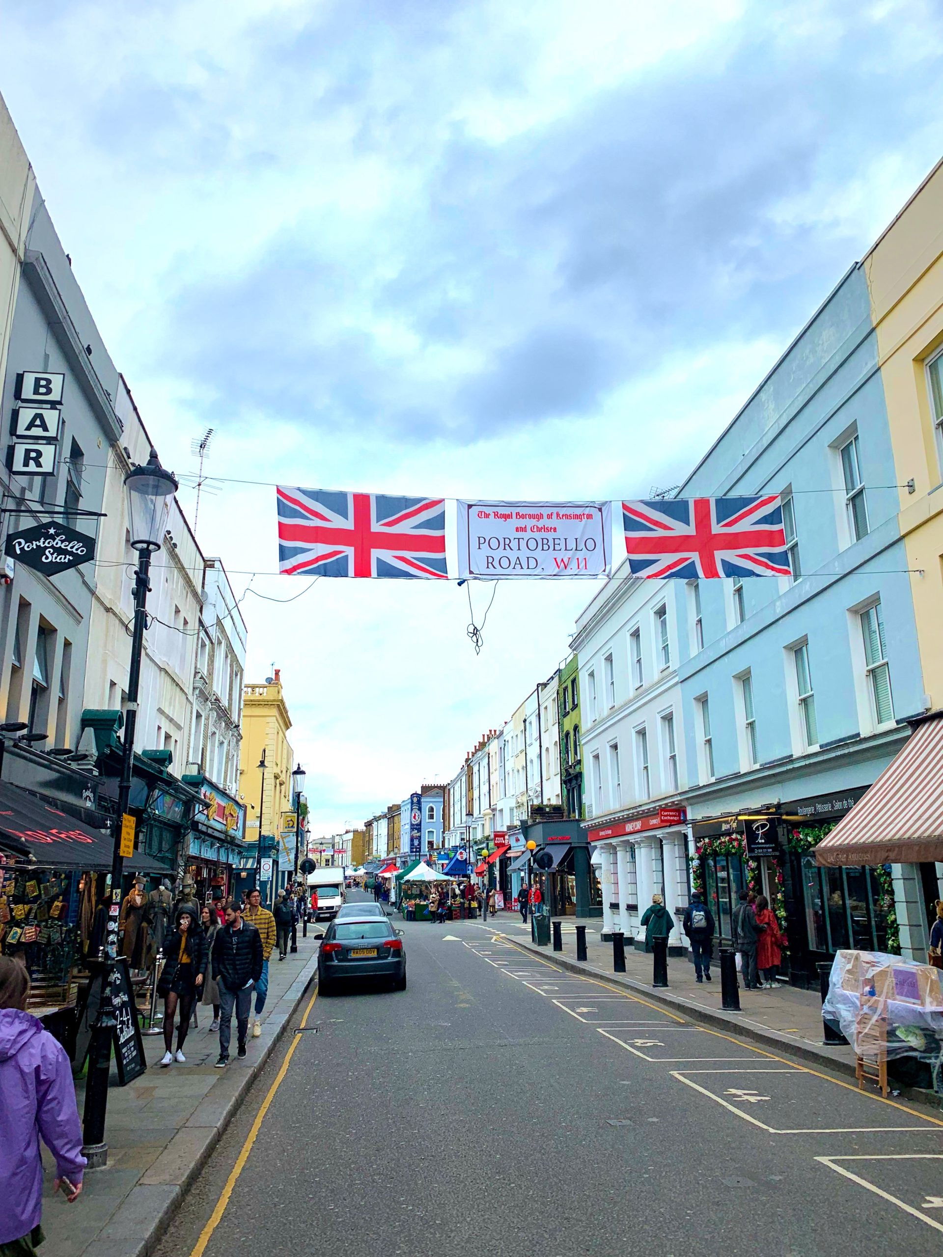 Portobello Road Market Entry Sign
