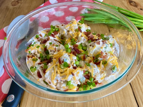 Easy Bacon Ranch Potato Salad